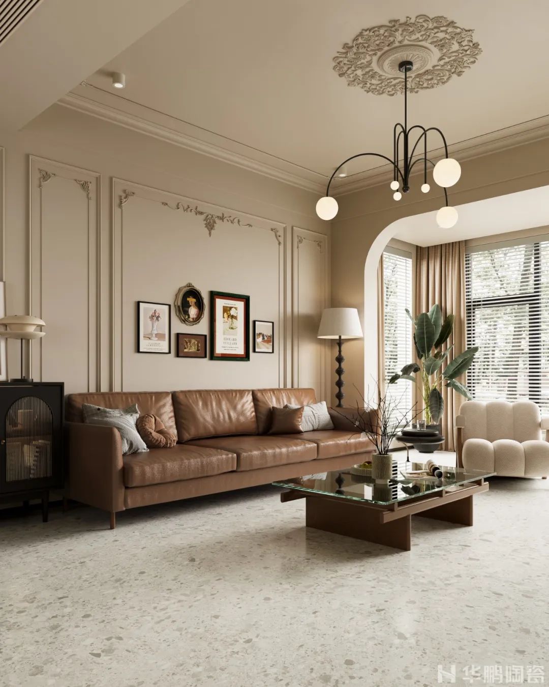 法式復(fù)古風(fēng) 時(shí)光沉淀的家 | 華鵬陶瓷演繹優(yōu)雅格調(diào)的詩(shī)意棲居